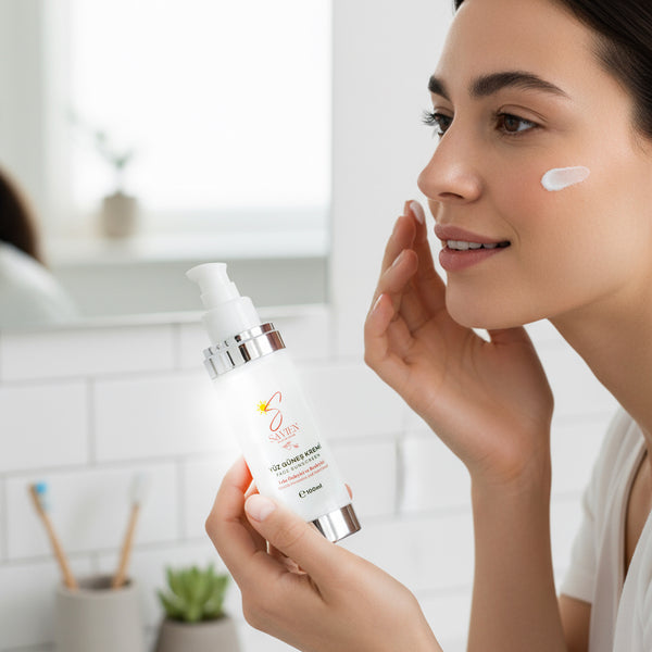 Ton Eşitleyici Leke Ve Yaşlanma Karşıtı Doğal Yüz Güneş Kremi 50 Spf