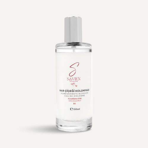SAVIEN Nar Çiçeği Kolonya 80° - Gün Boyu Ferahlatıcı Etki 100ml