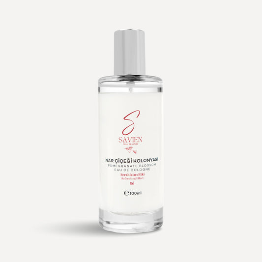 SAVIEN Nar Çiçeği Kolonya 80° - Gün Boyu Ferahlatıcı Etki 100ml