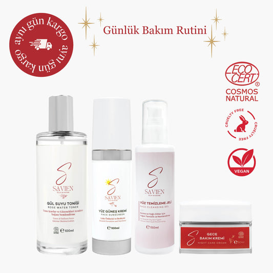 Karma & Yağlı Ciltler İçin Günlük Bakım ve Onarım Paketi