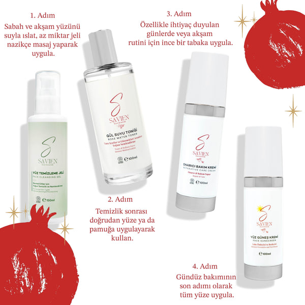 Normal Ciltler İçin Günlük Bakım & Onarıcı Koruma Paketi